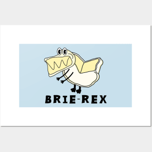 cute cheese dinosaur brie rex Posters and Art